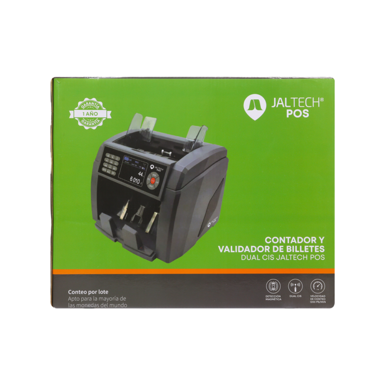 Contador y Validador de Billetes Jaltech Dual CIS POS