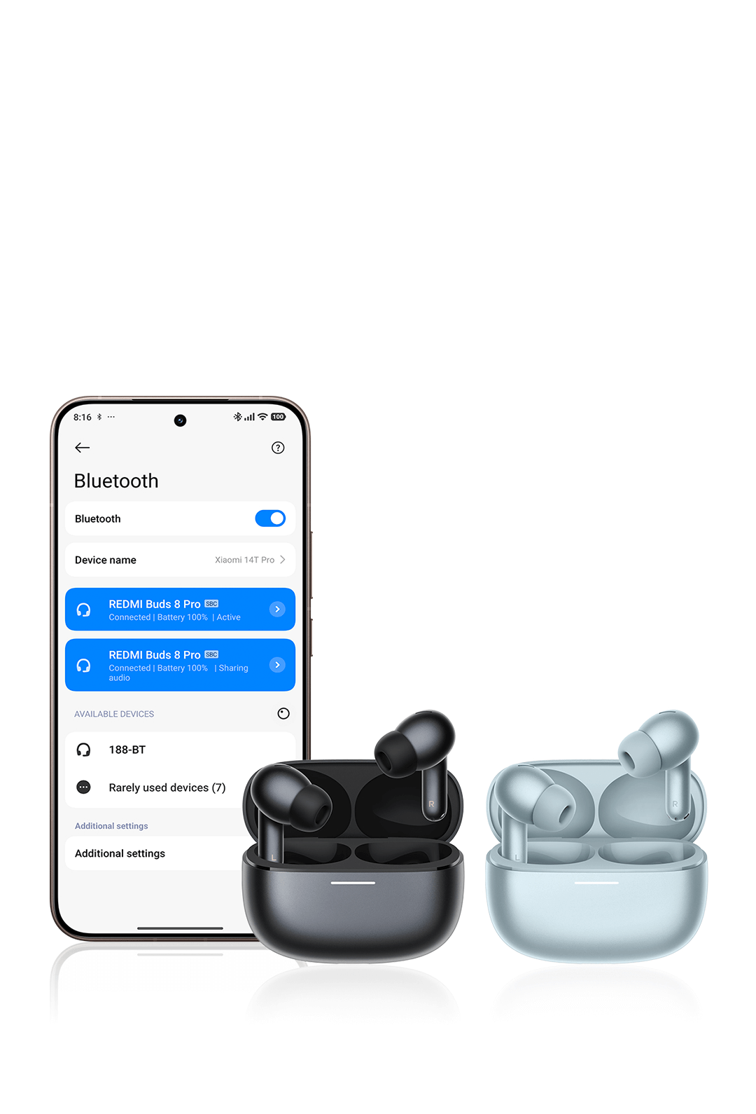 AUDIFONO XIAOMI REDMI BUDS 8 PRO AZUL