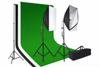 Kit de Estudio Completo con Luces 5500K 900W y Softbox