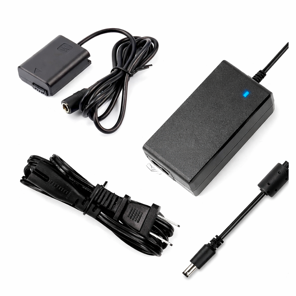 NP-FW50 Adaptador de Corriente Para Sony ZV-E10, A7 II, A6400 - Batería Dummy