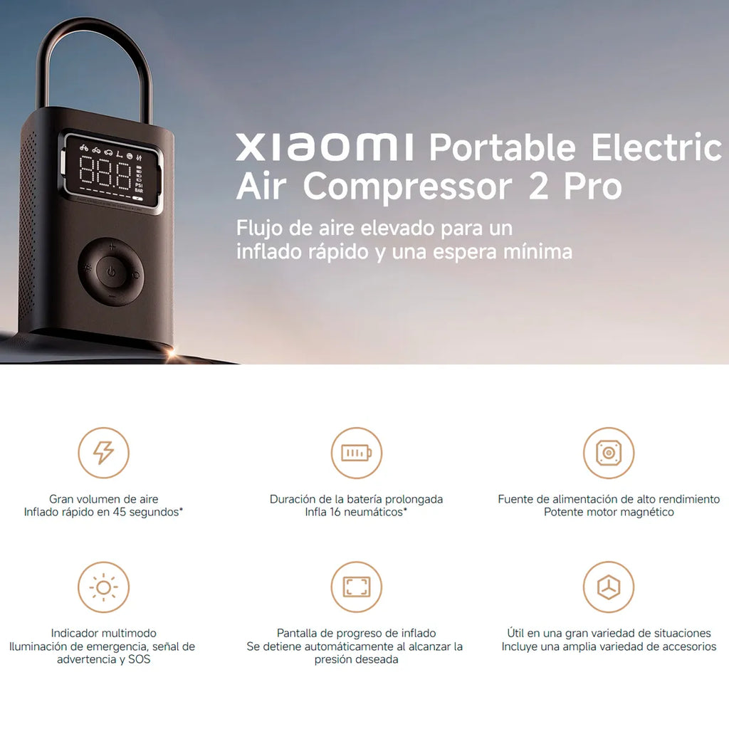 COMPRESOR PORTATIL XIAOMI AIR 2 PRO