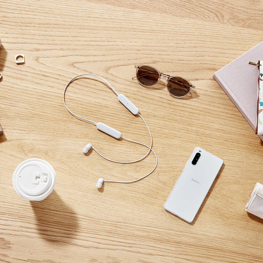 AUDÍFONOS INALÁMBRICOS SONY BLANCO - WI-C100/WZ UC