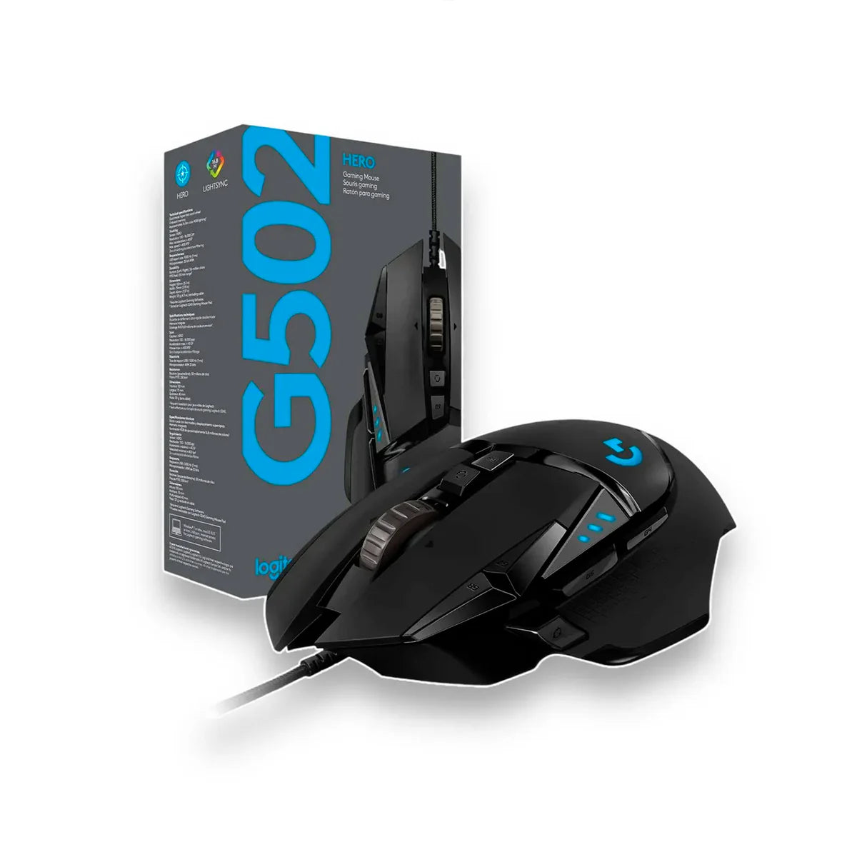 Mouse Logitech Gaming Alámbrico G502 Hero