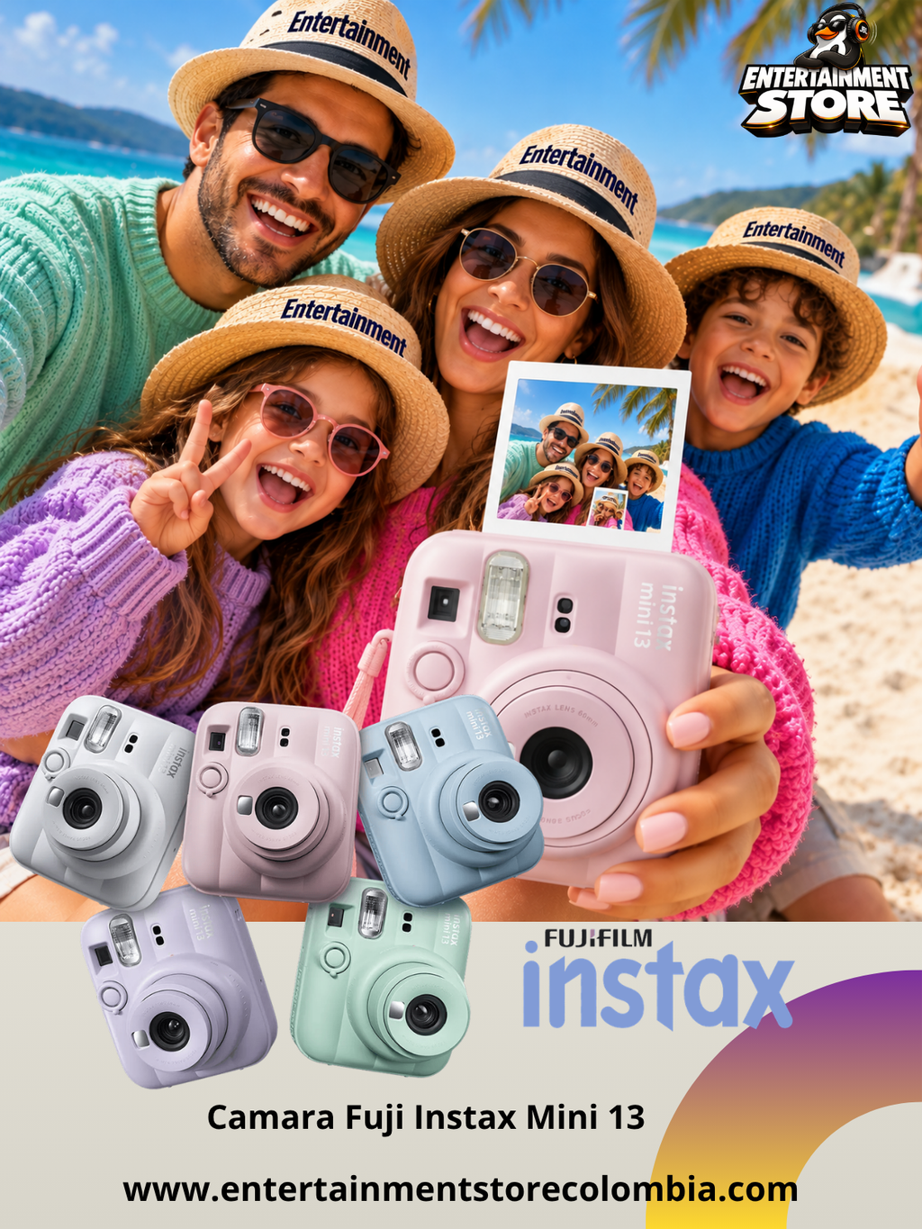 Cámara Fujifilm instax mini 13 Azul