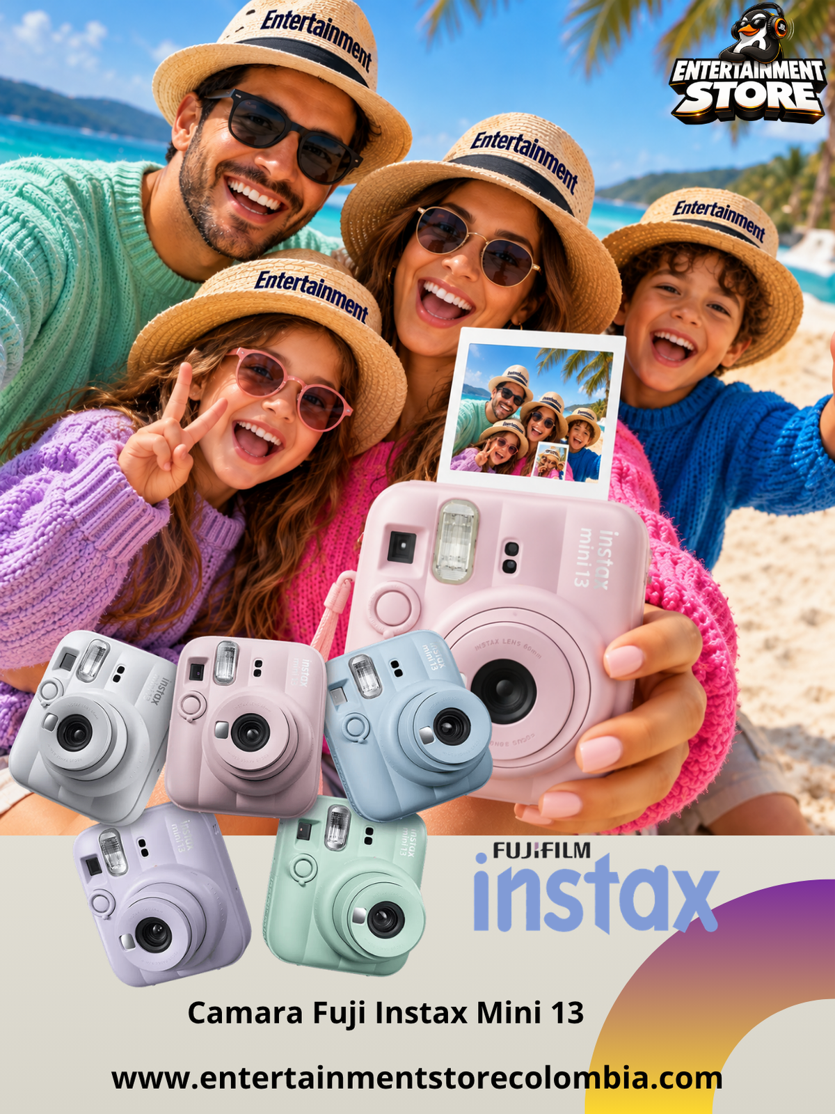 Cámara Fujifilm instax mini 13 Azul