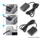 NP-FW50 Adaptador de Corriente Para Sony ZV-E10, A7 II, A6400 - Batería Dummy