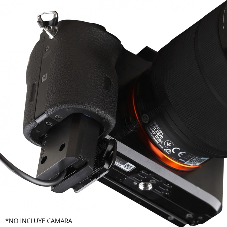NP-FW50 Adaptador de Corriente Para Sony ZV-E10, A7 II, A6400 - Batería Dummy