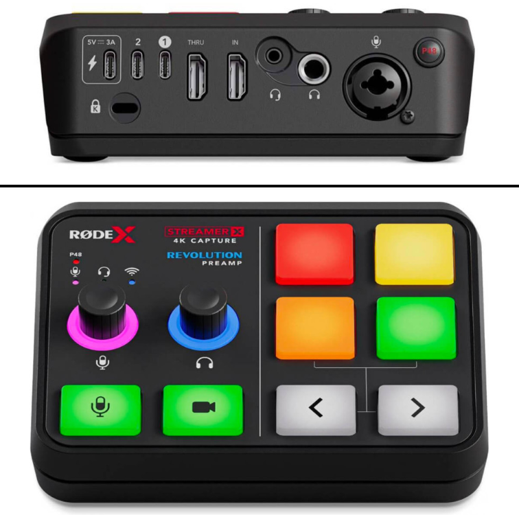 RØDE Streamer X Interfaz de Audio y Video para Streaming Profesional