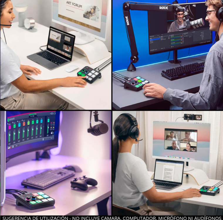 RØDE Streamer X Interfaz de Audio y Video para Streaming Profesional