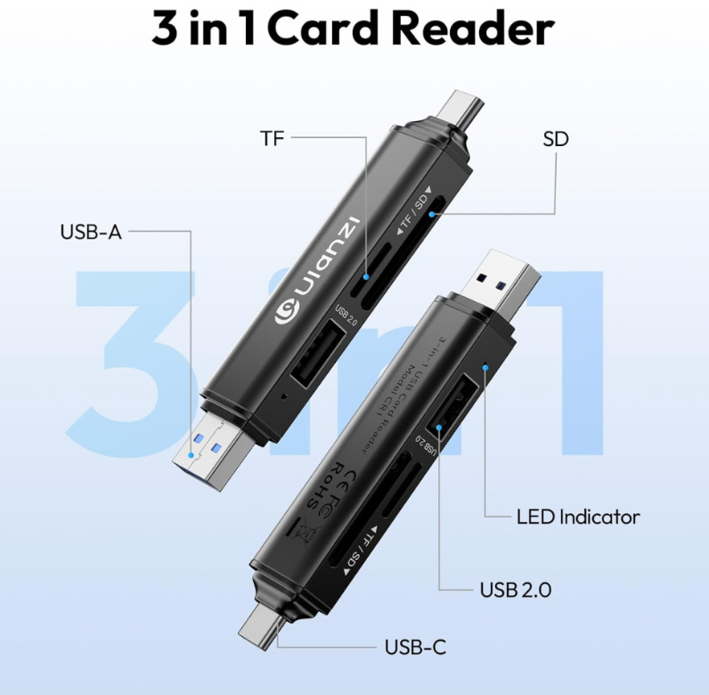 LECTOR DE TARJETAS ULANZI CR3-X47