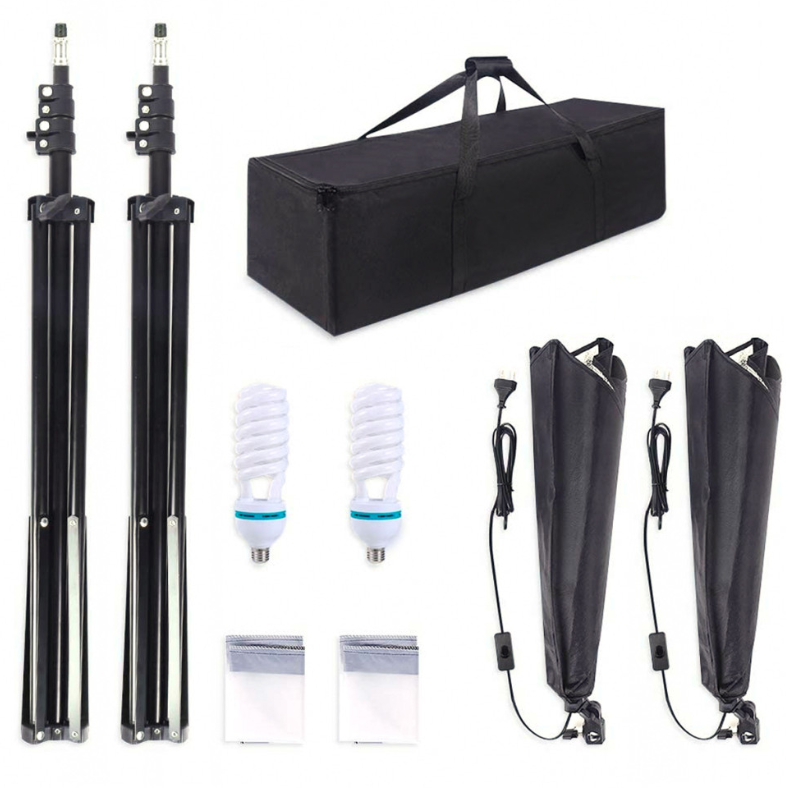 Kit de Estudio Completo con Luces 5500K 900W y Softbox