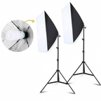 Kit de Estudio Completo con Luces 5500K 900W y Softbox