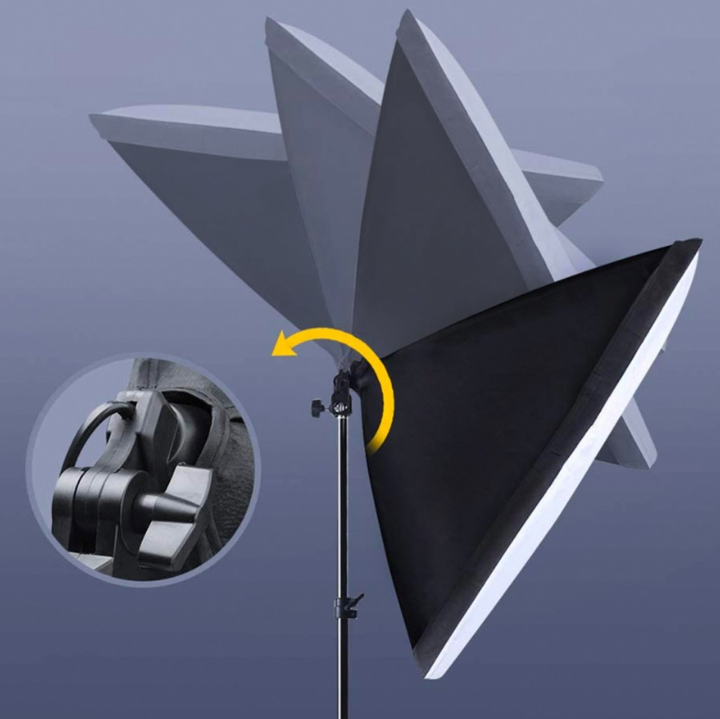 Kit de Estudio Completo con Luces 5500K 900W y Softbox