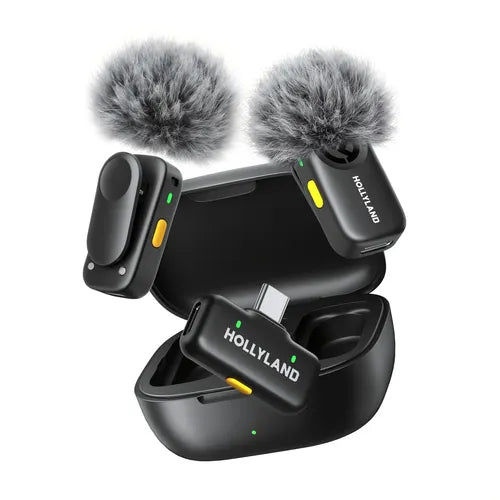 Micrófonos Inalámbricos De Solapa Hollyland Lark A2 Mini Duo