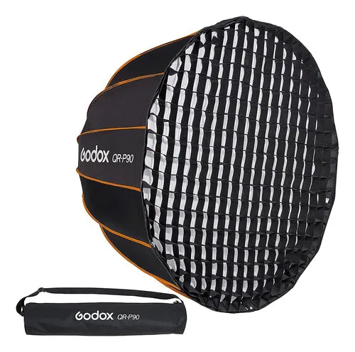 Octabox Godox 90cm Parabólico QR-P90 con Grid
