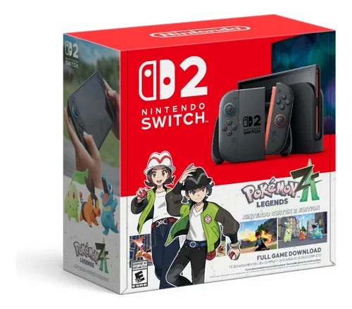 CONSOLA NINTENDO SWITCH 2 + JUEGO POKEMON LEGENDS: Z-A