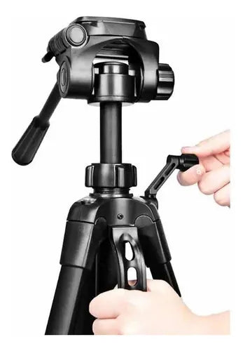 WT‑3560 TRÍPODE 1.5 M CON SOPORTE PARA CELULAR