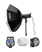 Kit: Godox SK400II-V con Octabox de 95CM y Tripode