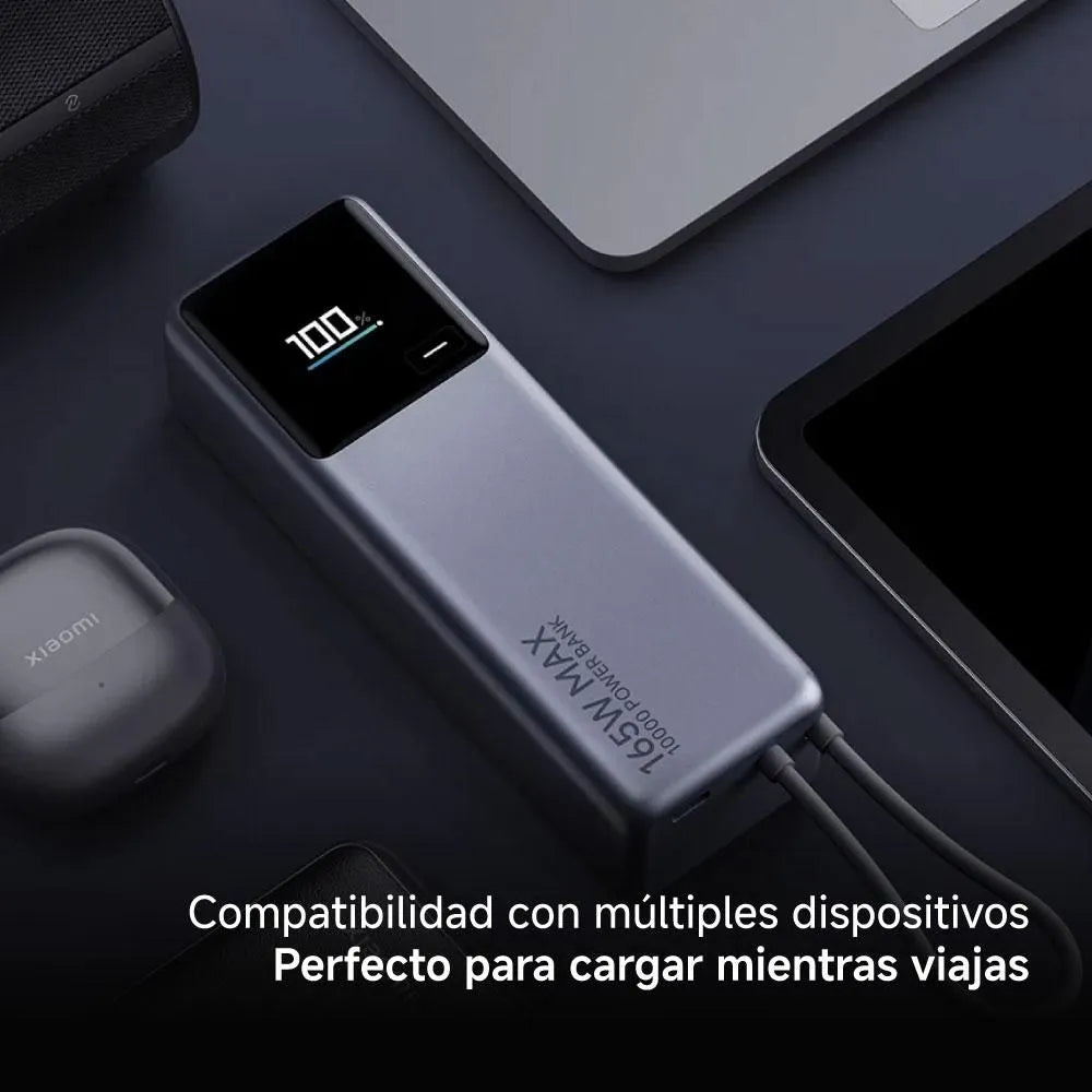 POWER BANK XIAOMI 10000 MAH 165W GRIS