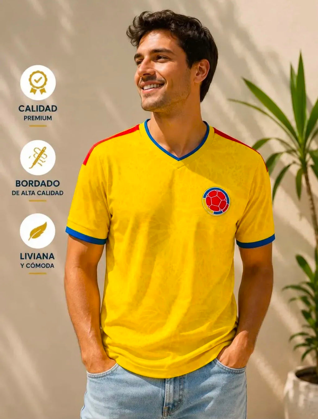 Camiseta de Colombia mundial 2026