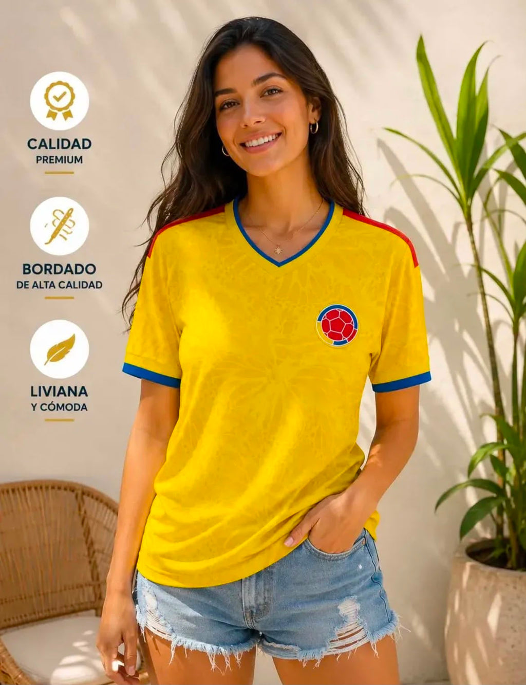 Camiseta de Colombia mundial 2026