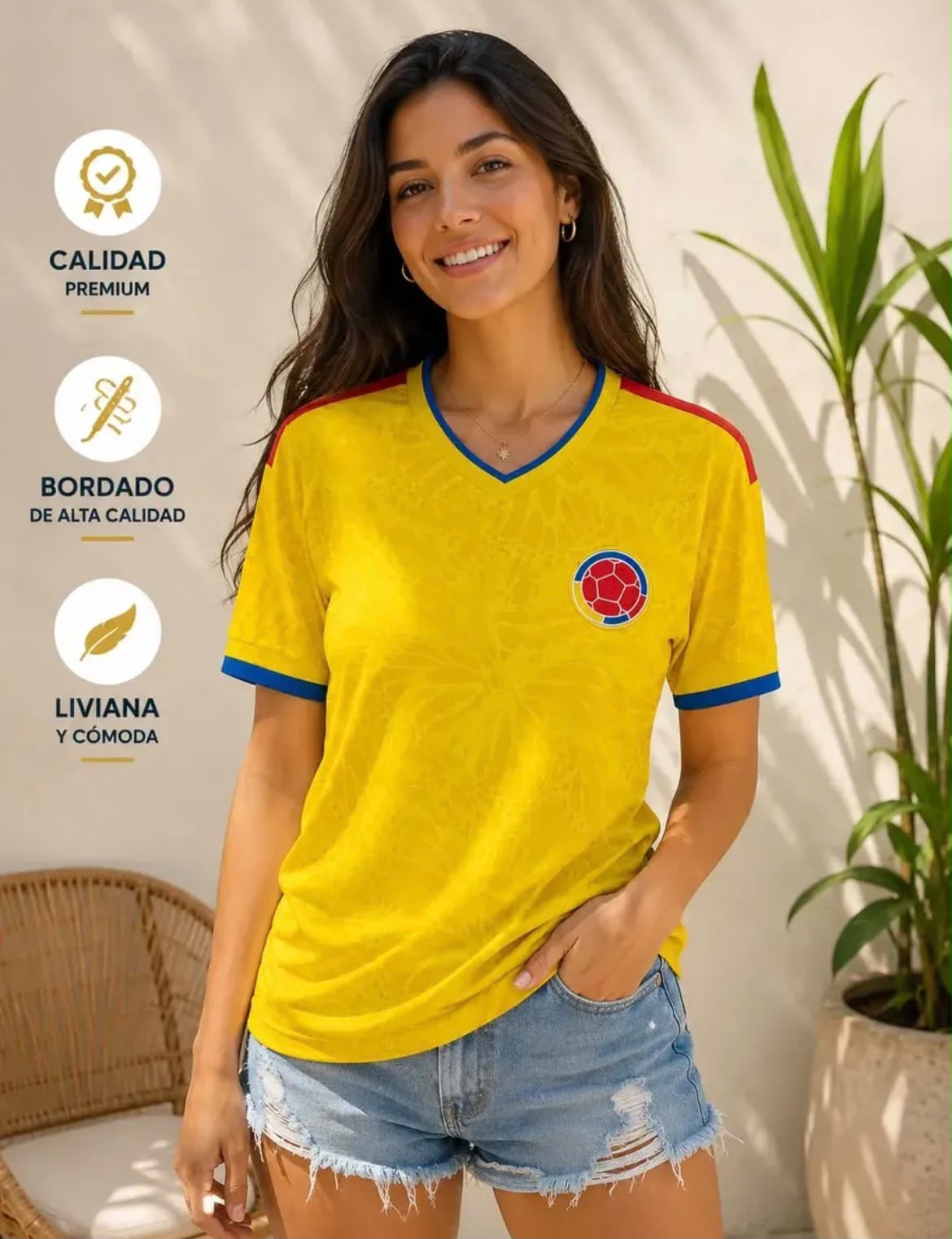 Camiseta de Colombia mundial 2026