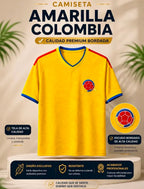 Camiseta de Colombia mundial 2026