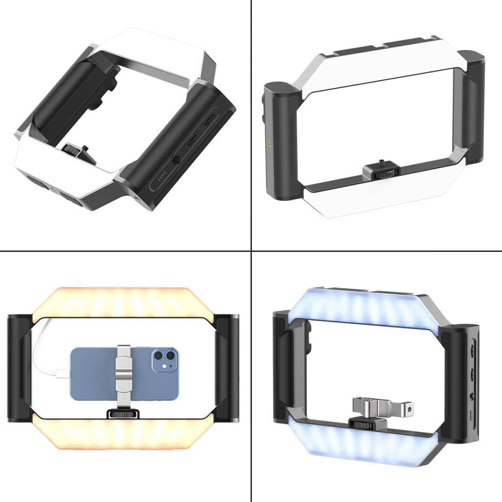 Jaula con LED Soporte Ulanzi U-Rig para Celular