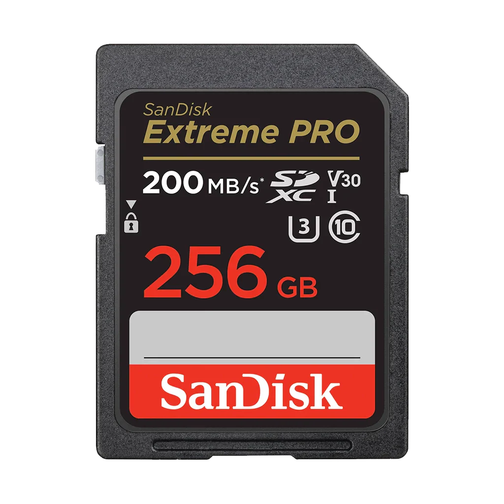 Memoria 256GB SanDisk Extreme PRO UHS-I SDXC 200mb/s