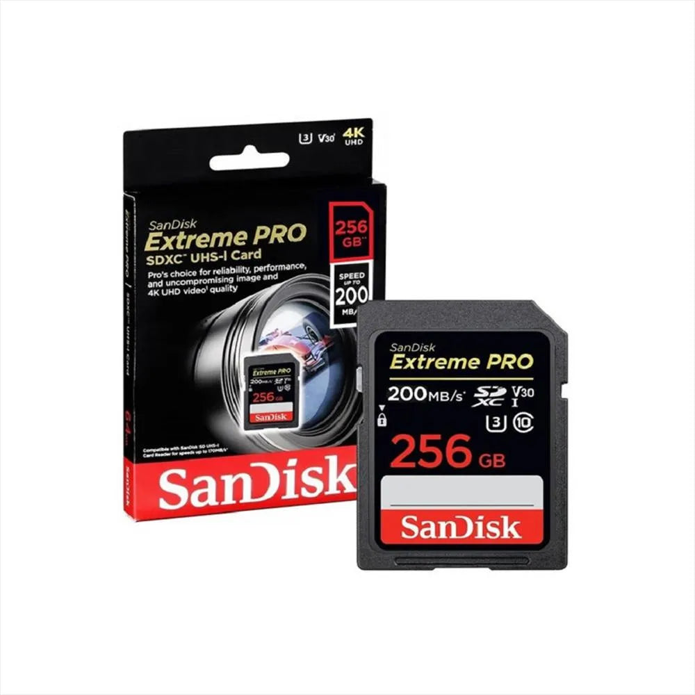 Memoria 256GB SanDisk Extreme PRO UHS-I SDXC 200mb/s